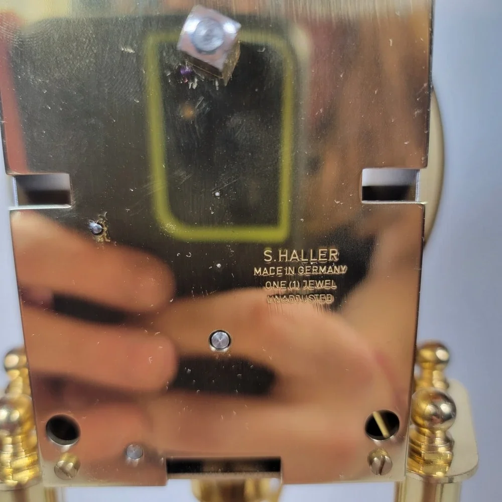 Vintage Elgin S. Haller 400‎ Day Anniversary Clock German 